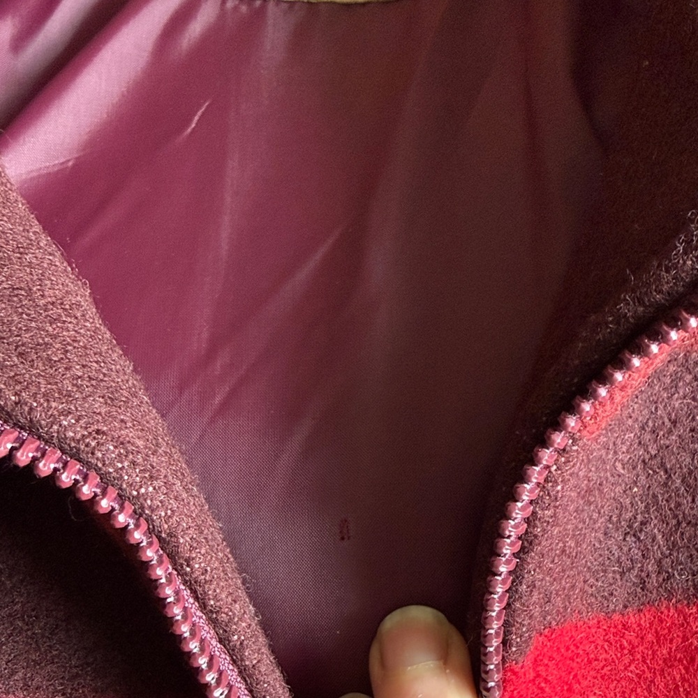 Vintage Pendleton Burgundy Lined Westernwear Jack… - image 9